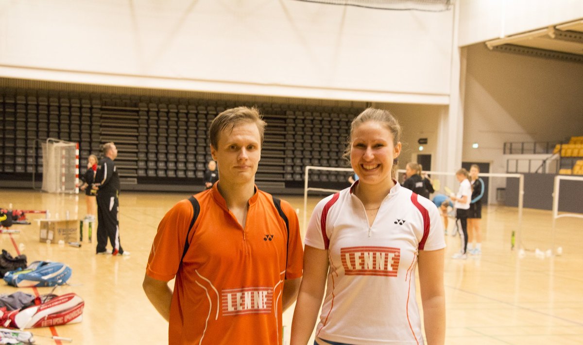 Raul Must ja Laura Vana treeningul Taanis.
