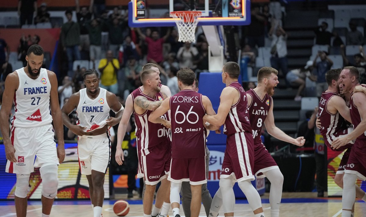 Läti alistas MM-il üllatuslikult Prantsusmaa