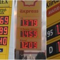 ФОТО: Сравните цены на топливо в Литве, Финляндии и Эстонии