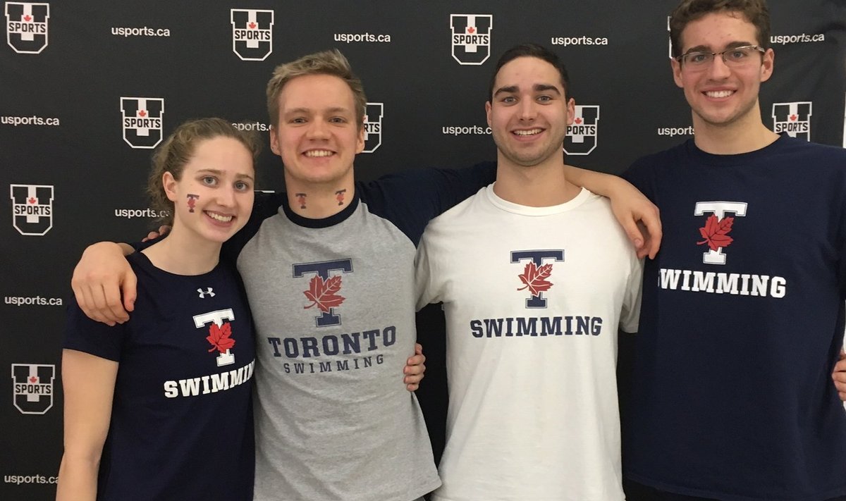 Eesti ujujad Kanada ülikoolide meistrivõistlustel