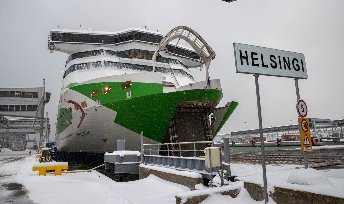 Tallinki Megastar sadamas.