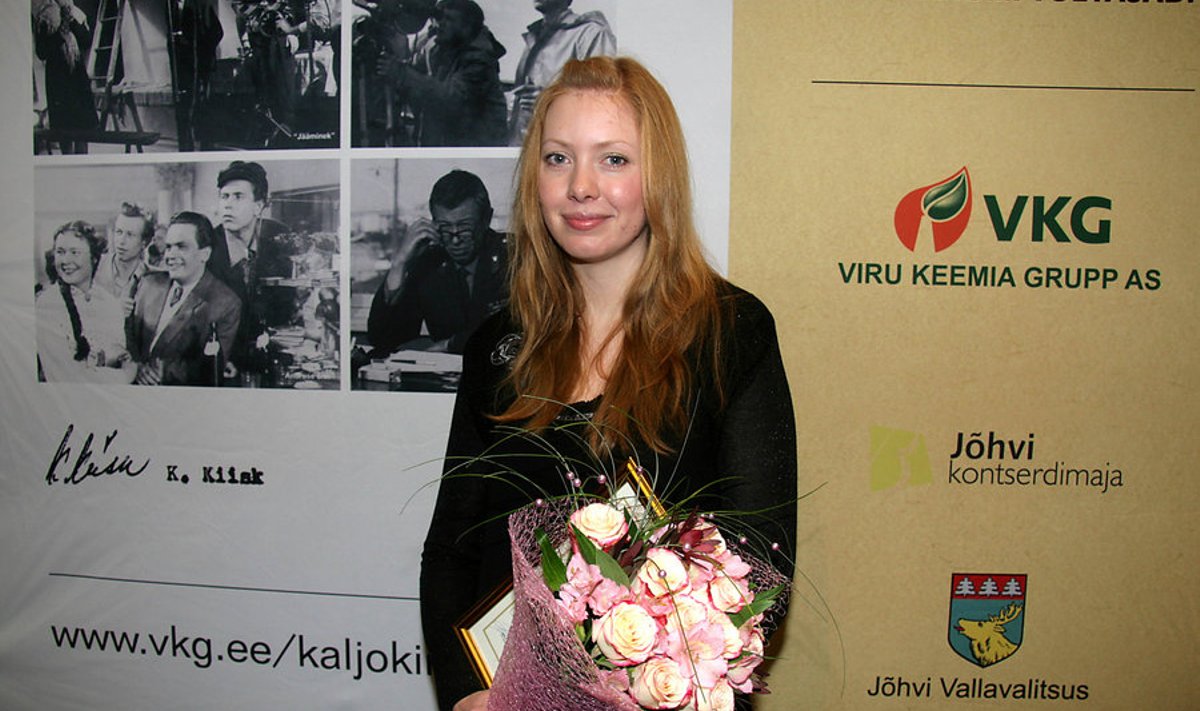 Kaljo Kiisa stipendiumi võitja Liis Nimik.