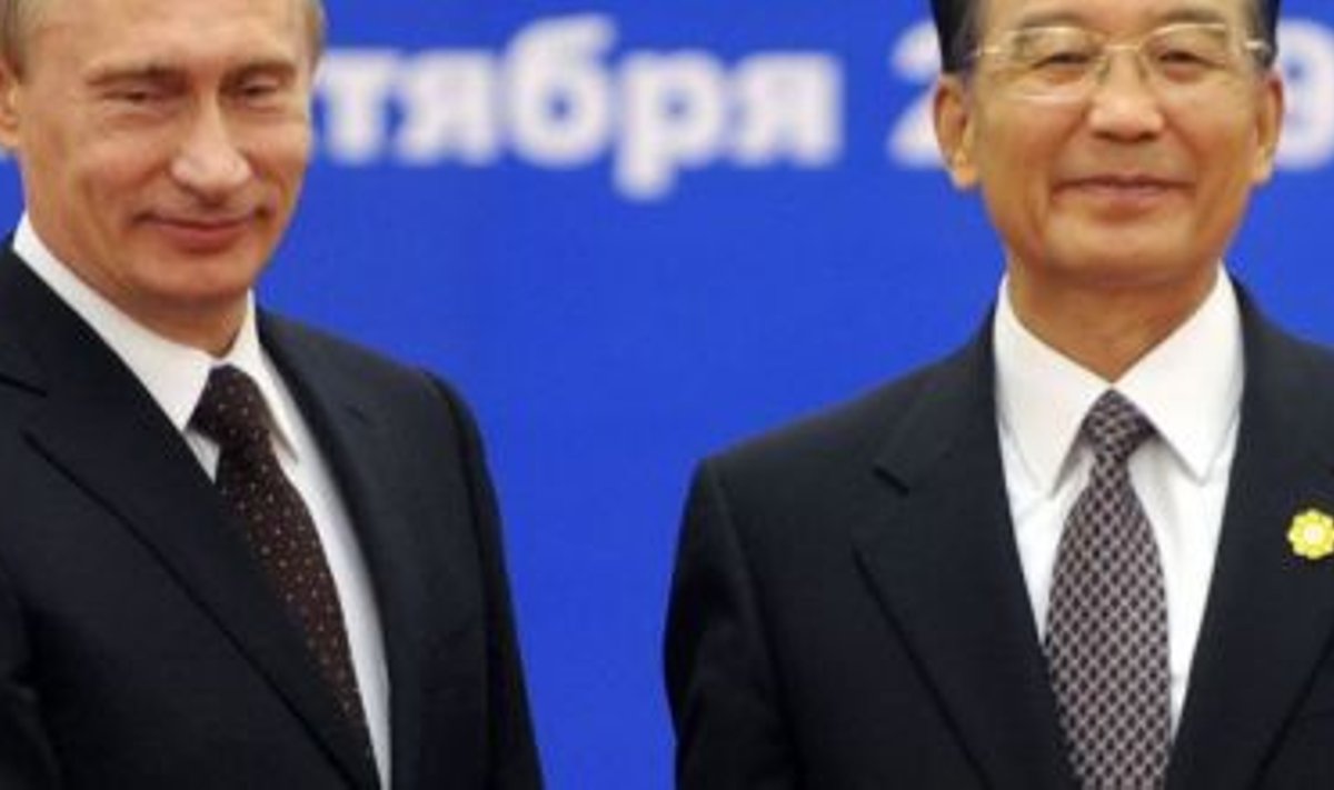 Vladimir Putin ja Wen Jiabao