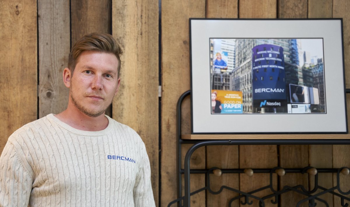 Bercman Technologies jätaks kasvu Mart Suurkask, kuid alandas järgmiste aastate oodatavad kasvu.