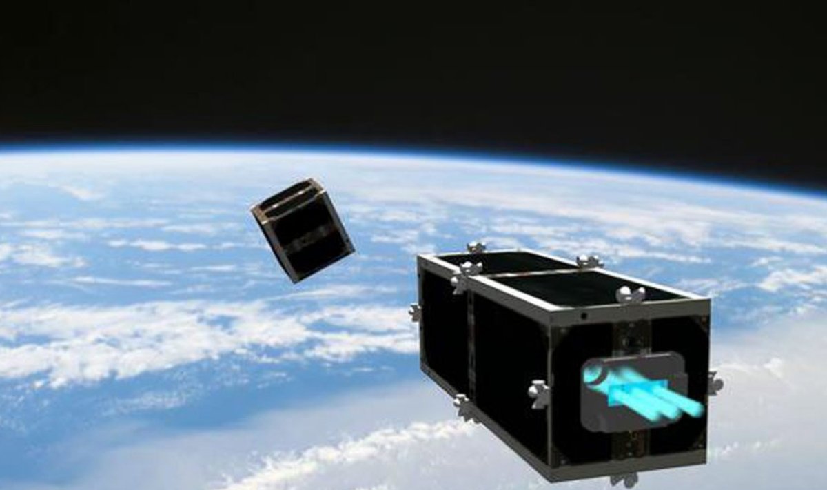 Kuubiksatelliite on lihtne ka mitme kaupa orbiidile toimetada.