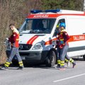 За сутки в Таллинне пострадали в ДТП пешеход, велосипедист и автомобилист