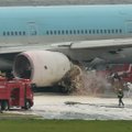 ФОТО и ВИДЕО: В аэропорту Токио загорелся самолет, более 300 пассажиров эвакуированы