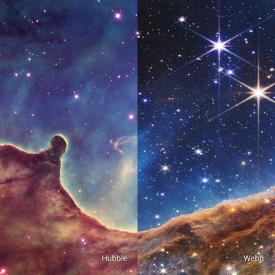 Webb vs. Hubble