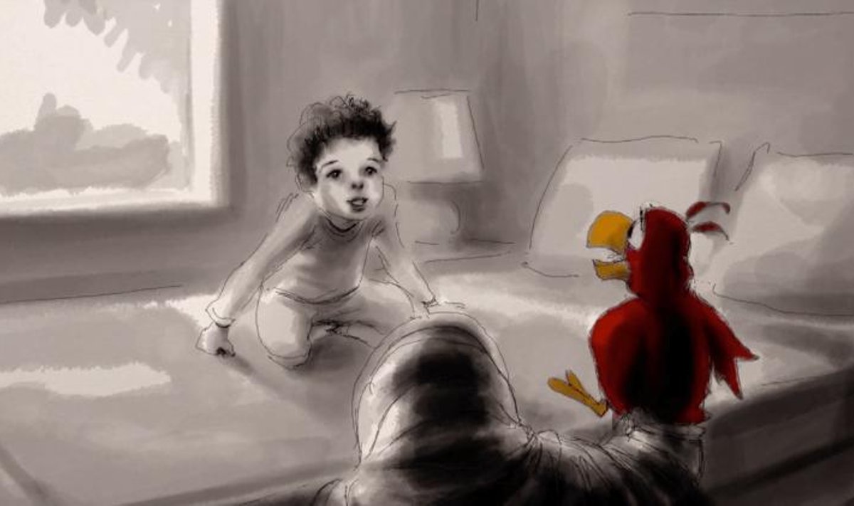 Iago animatsioonist „Aladdin” oli üks esimesi tegelasi, kes väikese Oweniga jutule sai.