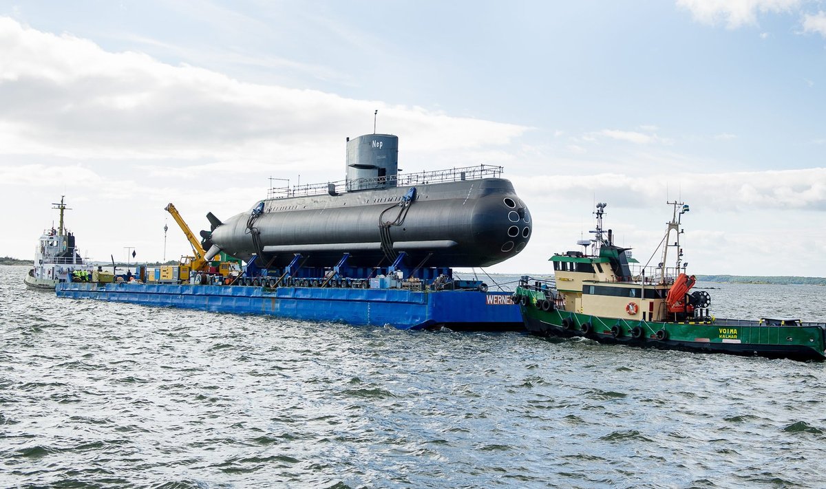 HSwMS NEPTUN: Rootsi ehitatud ja Läänemeres opereerimiseks mõeldud allveelaev saadeti 2012. aastal muuseumieksponaadiks.