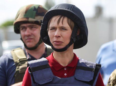 Kersti Kaljulaid Donbassis