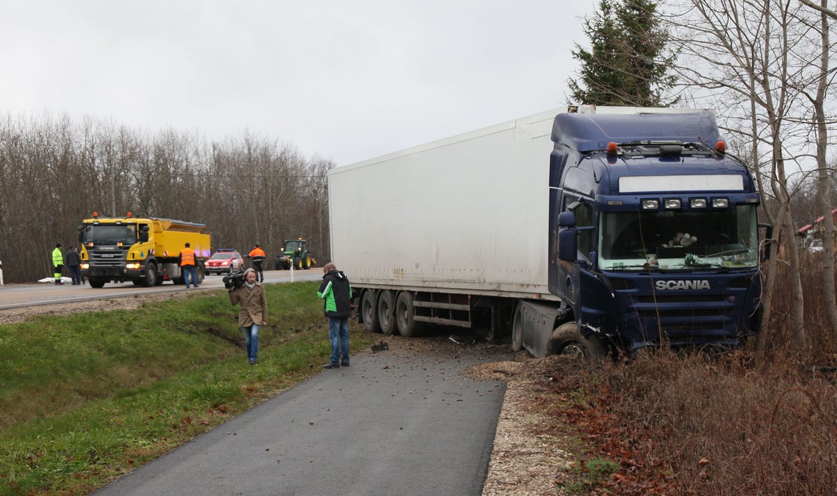 Traagilises avariis osalenud Scania