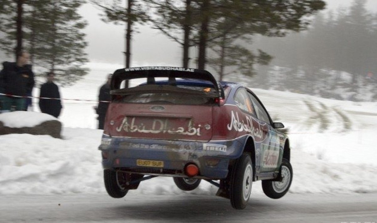KARLSTAD 20080210Svenska Rallyt. Jari-Matti Latvala, Finland, vann Svenska Rallyt.Foto: Micke Fransson / Scanpix / Kod 200