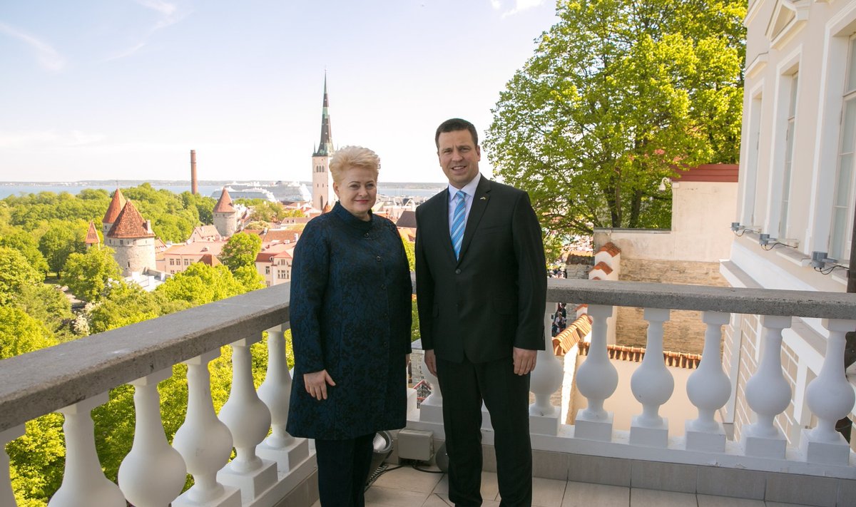 Jüri Ratas ja Dalia Grybauskaitė