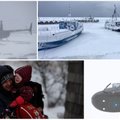 ФОТО и ВИДЕО: На острове Прангли застряли люди. Вертолет ВВС Эстонии доставил их на материк