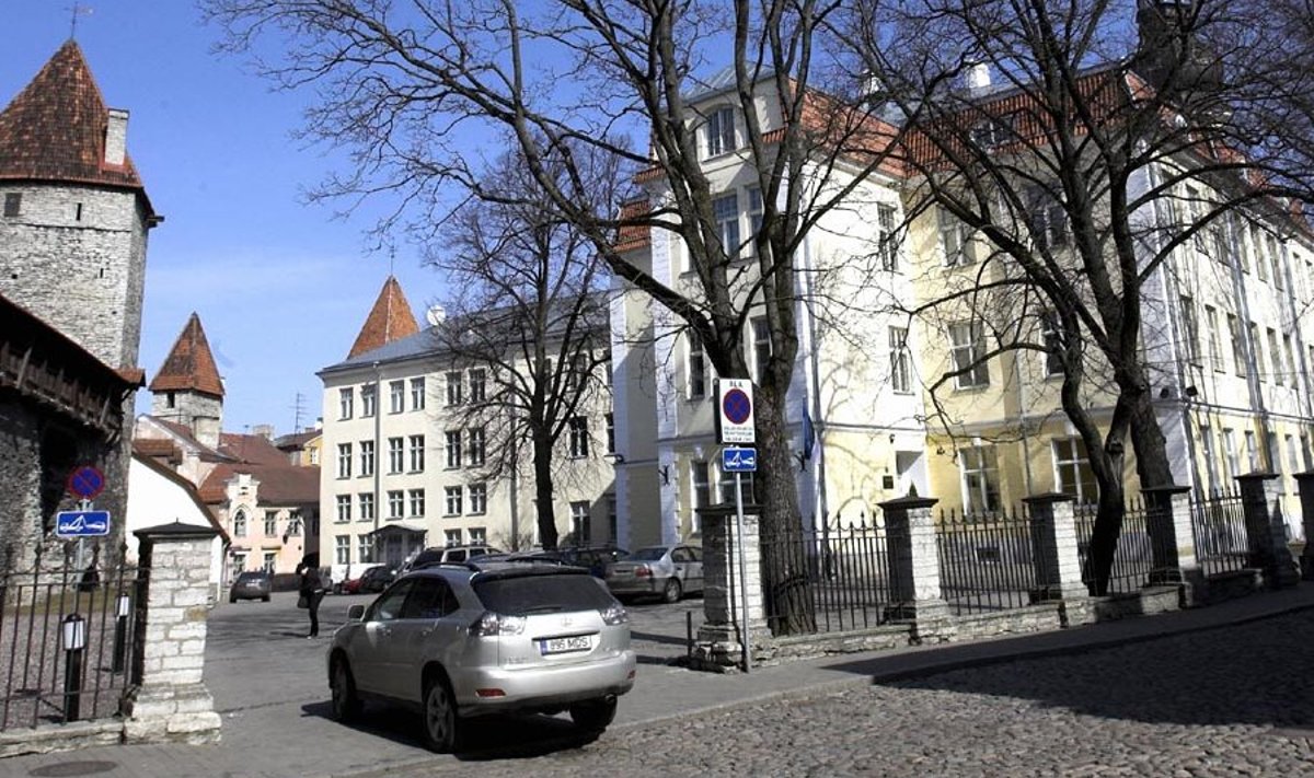 Kesknoored Gustav Adolfi Gümnaasiumi direktori palve peale kooli väravate tagant ei lahkunud.