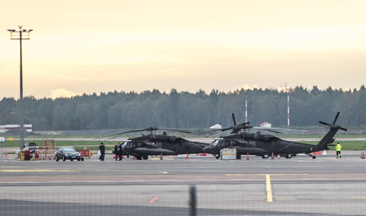 US Air Force Black Hawks in Tallinn