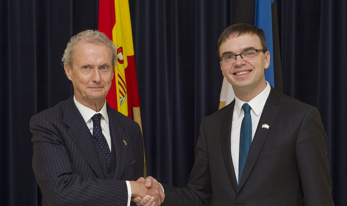 Hispaania kaitseminister Pedro Morenés kohtumas Eesti kolleegi Sven Mikseriga