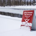 Mööduja päästis Harku järvelt kaks läbi jää vajunud poissi