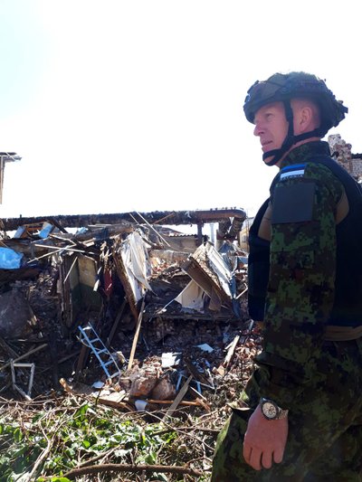 Kaitseväejuhataja kindralleitnant Martin Herem külastas Ukrainat 