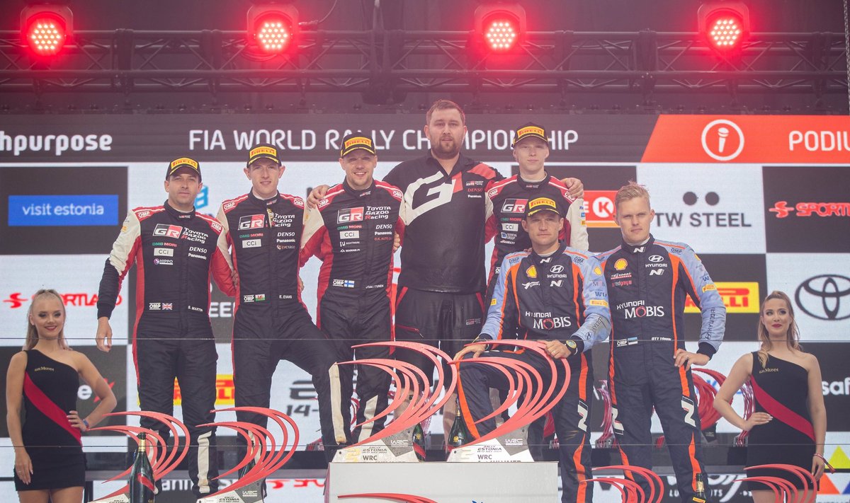 Rally Estonia mullune poodium