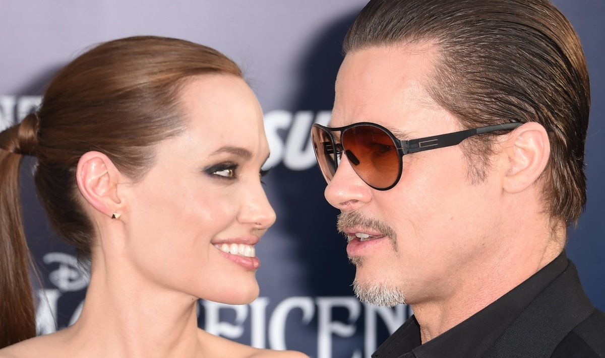 Brad Pitt ja Angelina Jolie 