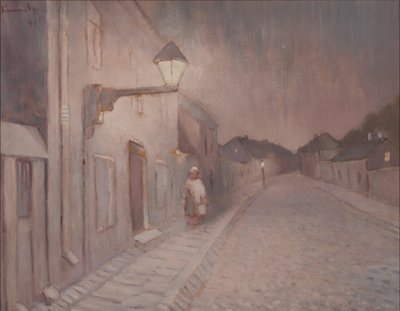 Nikolai Kummits "Tänav õhtul" (1940)