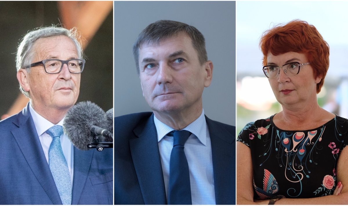 Jean-Claude Juncker, Andrus Ansip ja Yana Toom