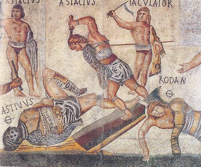 Neljandast sajandist pärit kuulus "Gladiaatorite Mosaiik", mis leiti 1834. aastal. 
