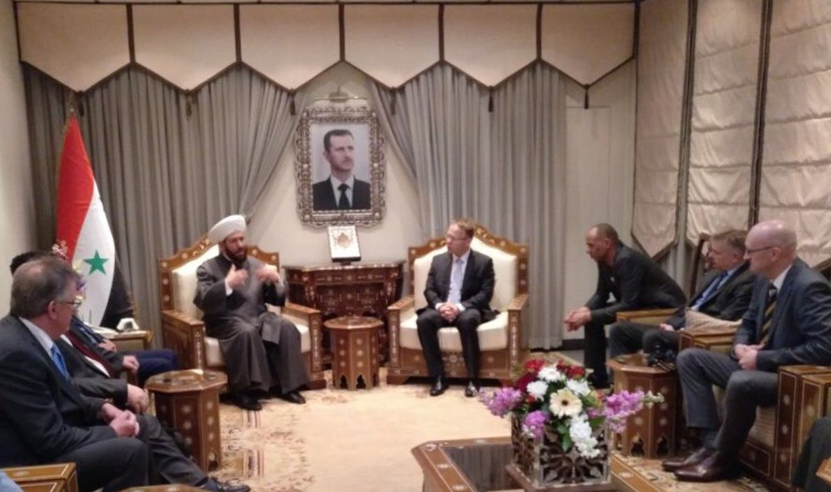 AfD poliitikud kohtusid Damaskuses Süüria suurmuftiga.