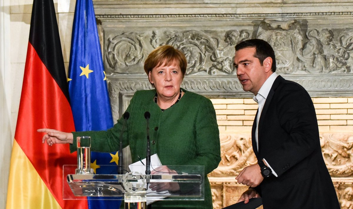 Angela Merkel ja Alexis Tsipras