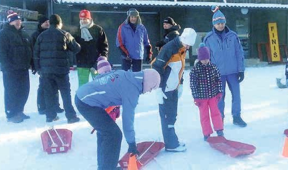 Rahvusvahelisel lumepäeval Ebavere tervisespordikeskuses. Foto: Kristiine Adamson