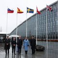 ВИДЕО | У штаб-квартиры НАТО подняли флаг Швеции