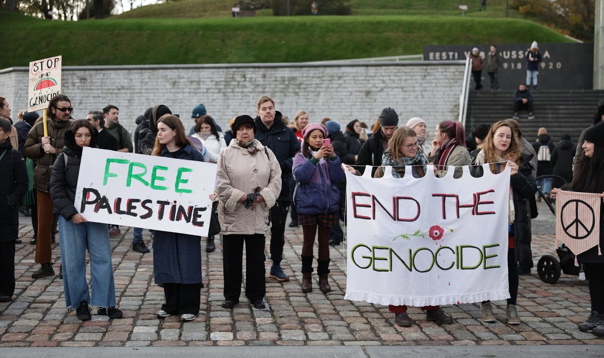 Palestiina protest Tallinnas