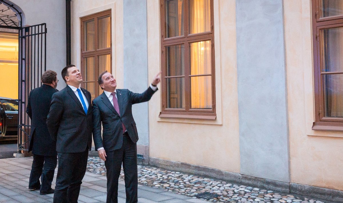 Jüri Ratase ja Rootsi peaminister Stefan Löfveni kohtumine jaanuaris 
