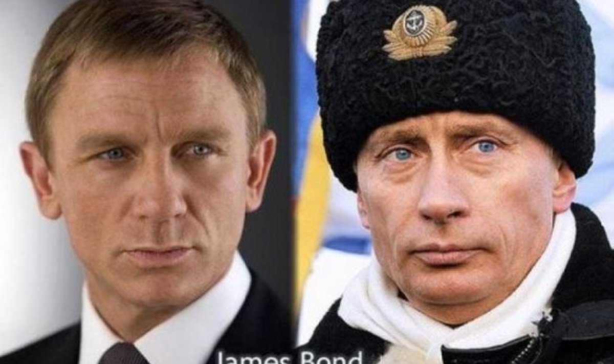 KAKS TILKA VETT: Daniel Craig ja Vladimir Putin PILT: Jaanus Savisto.
