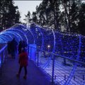 ФОТО: В Юрмале открылся самый большой в Латвии парк световых скульптур
