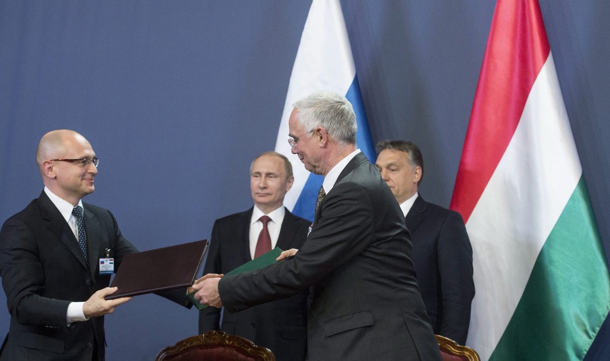 Vladimir Putin, Viktor Orban, Sergei Kiriyenko, Zoltan Balog