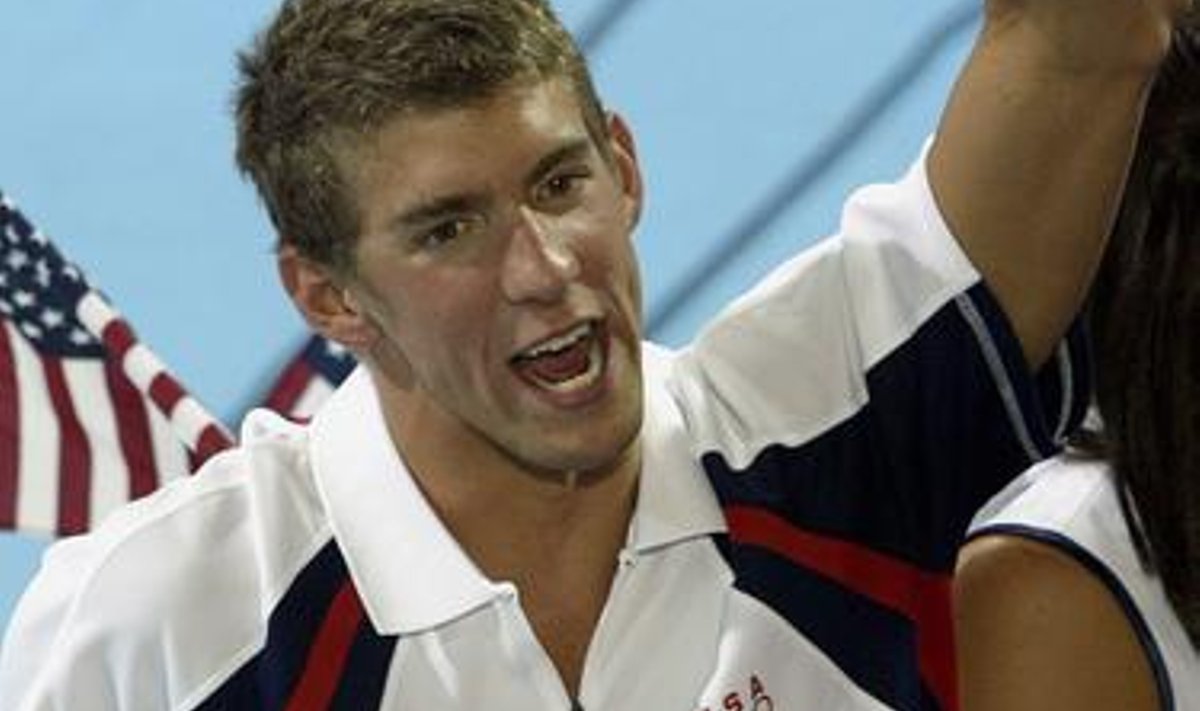 Michael Phelps - USA 200 m liblikujumise kuldmedal