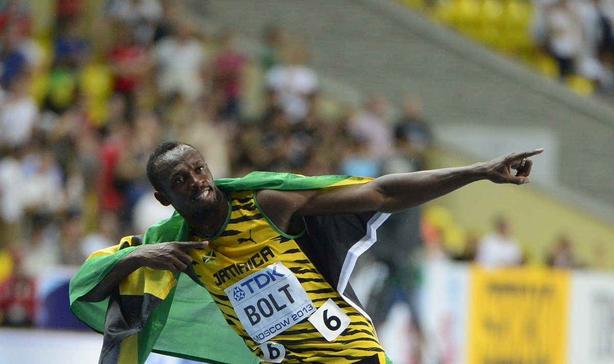 Usain Bolt, Moskva MM-i maailmameister.