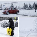 FOTOD | Imeline talveilm või otsatu oht? Piltilus lumevaip on toonud kaasa plekimõlkimisi ja liiklusõnnetusi