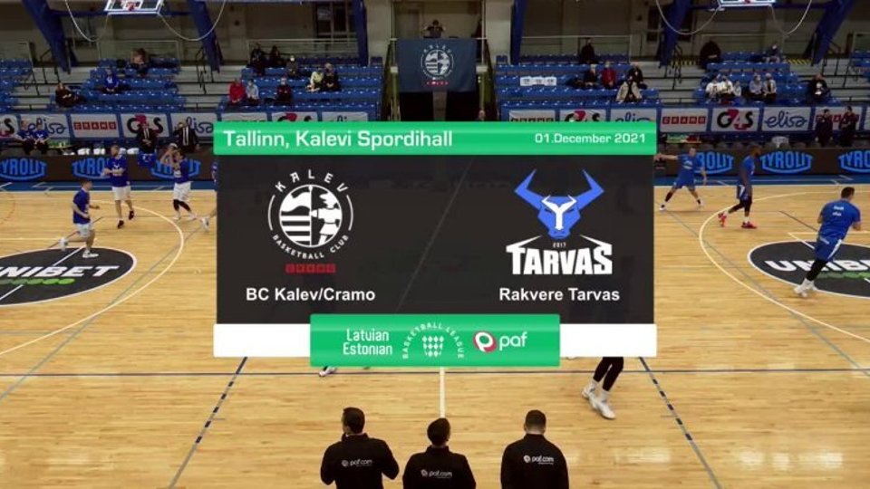 TÄISPIKKUSES | Korvpall: BC Kalev/Cramo - Rakvere Tarvas - Delfi TV