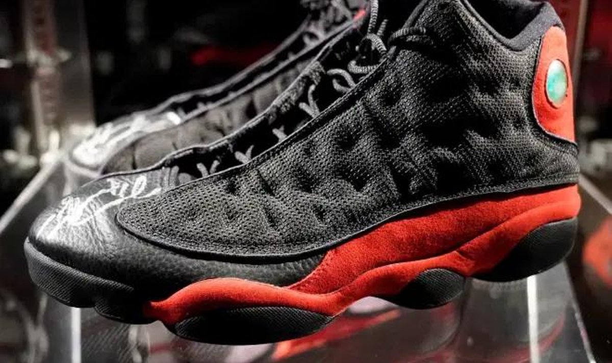 Kuvatõmmis Nike Air Jordan 13 tossudest, mida kandis kuulus korvpallur Michael Jordan
