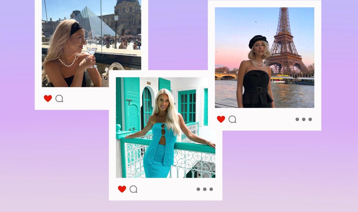 Agne Vaher – üks glamuurseima Instagrami feed’iga Eesti sisuloojaid.