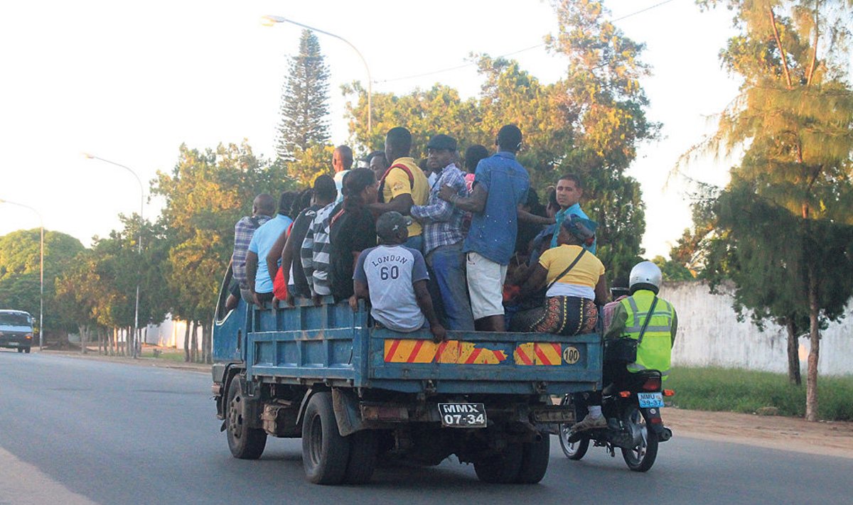 Ühistransport  Mosambiigi moodi.
