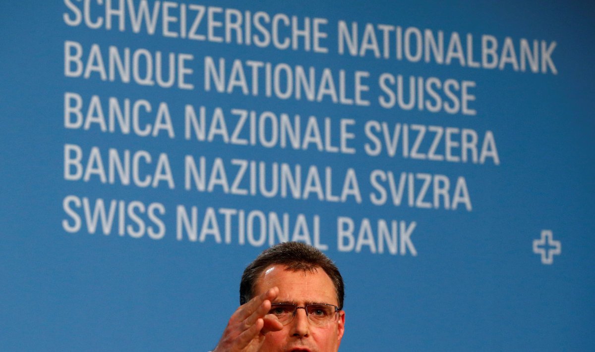 Šveitsi keskpanga juht Thomas Jordan