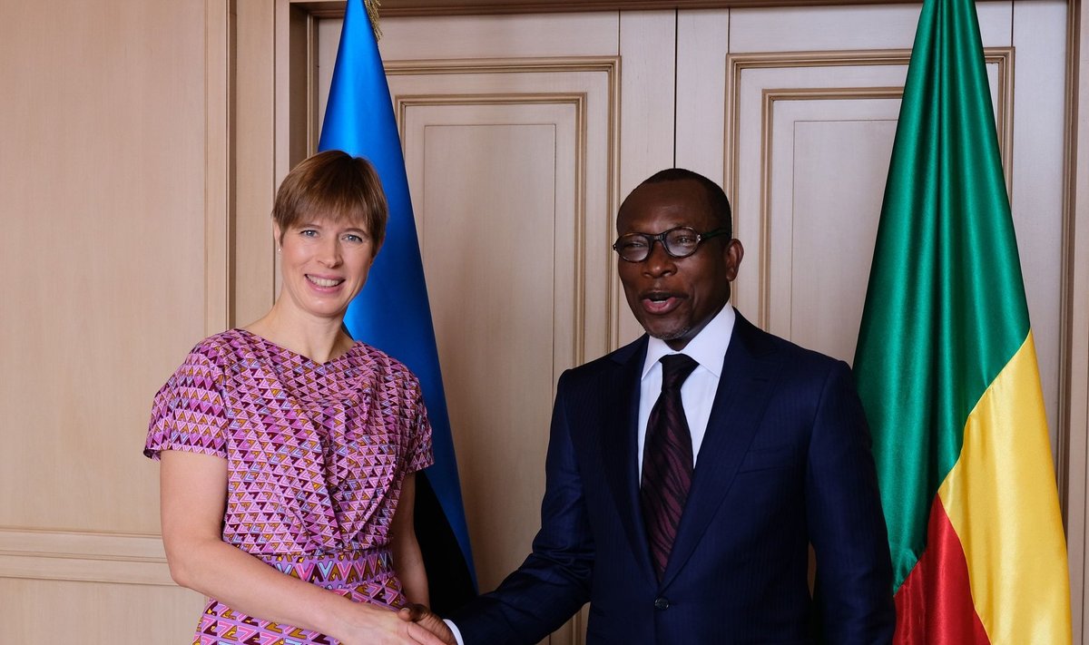 Kersti Kaljulaid ja Benini president Patrice Talon
