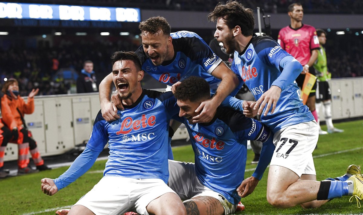 Napoli võib juba järgmises voorus kindlustada Itaalia meistritiitli.