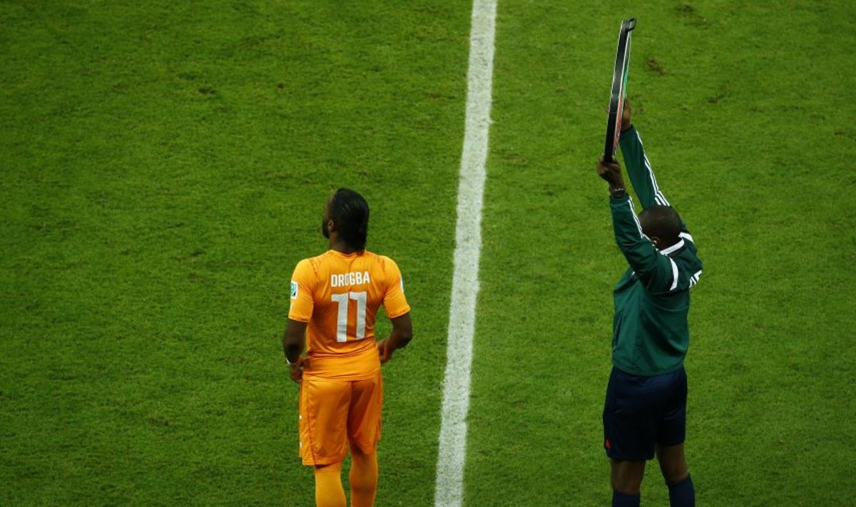 Didier Drogba sekkus vahetusest.