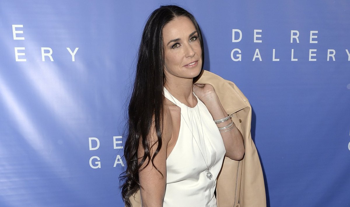 Actress Demi Moore arrives for the grand opening of De Re Gallery in West Hollywood